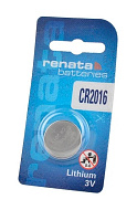 Элемент питания Renata CR 2016 (батарейка литиевая Li/MnO2, 75mAh, 3V)NEW