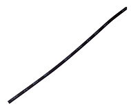 Трубка термоусадочная 1.0 / 0.5 мм 1м черная REXANT
