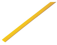 Трубка термоусадочная 5.0 / 2.5 мм 1м желтая REXANT