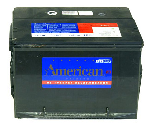 Аккумуляторная батарея AMERICAN 6СТ78з боковые клеммы 260х179х196