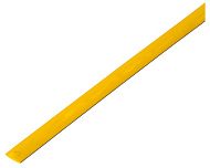Трубка термоусадочная 4.0 / 2.0 мм 1м желтая REXANT