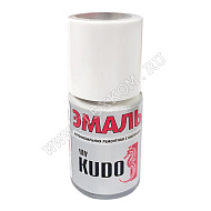 Эмаль KUDO рено 369 белый ремонтный с кистью 15мл.