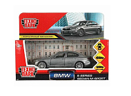 Машина металл BMW 5-ER SEDAN M-SPORT 12см двери, багаж, сер Технопарк