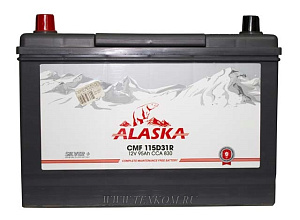 Аккумуляторная батарея ALASKA silver 6СТ95з прям 302х172х220
