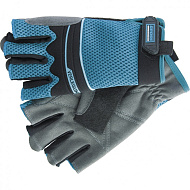 Перчатки комбинированные облегченные, открытые пальцы, XL GROSS