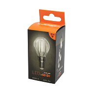 Лампа светодиод. филаментная REXANT Шарик GL45 7.5 Вт 600 Лм 4000K E14 прозрачная колба