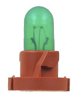 Лампа приборная 14V T4.2 80mA зеленая Koito