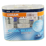 Лампа 12V H1 (55) P14.5s COOL BLUE HYPER (2шт) Osram