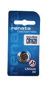 Элемент питания Renata CR 1620 (батарейка литиевая Li/MnO2, 68mAh, 3V)NEW