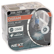 Лампа H8 12V(35)+100% COOL BLUE INTENSE NextGen бокс-2шт 4800K OSRAM