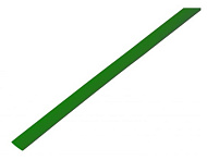 Трубка термоусадочная 4.0 / 2.0 мм 1м зеленая REXANT