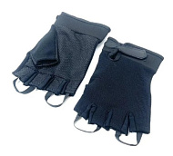Перчатки туристические "СЛЕДОПЫТ", черные, без пальцев, размер XL