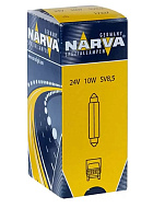 Лампа 24V C10W (SV8.5/8) 41мм 24V NARVA