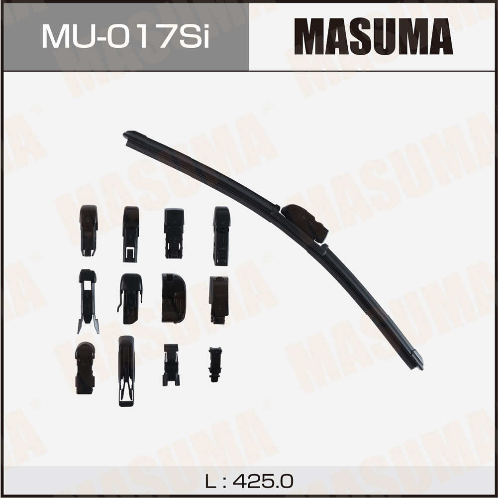 Щетка стеклоочистителя 425 мм бескаркасная 1 шт MASUMA Beam Wiper Blade MU-017Si preview 1