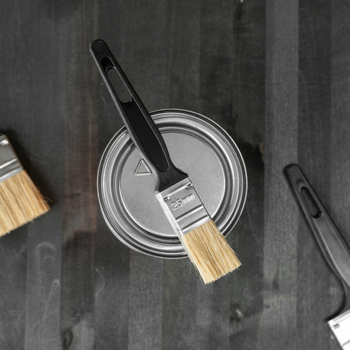 Кисть флейцевая "Стандарт", 25*6, натуральная щетина, пластиковая ручка СИБРТЕХ preview 5