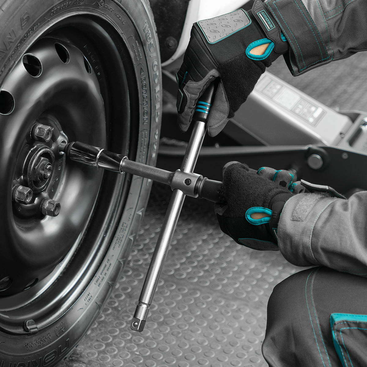 GROSS 14270 Ключ-крест баллонный, складной с изменяющимся рычагом, 17мм , 19мм , 21мм , 23мм , C preview 1