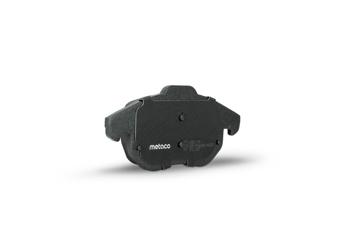 Колодки тормозные передние к-кт metaco 3000-115 preview 3