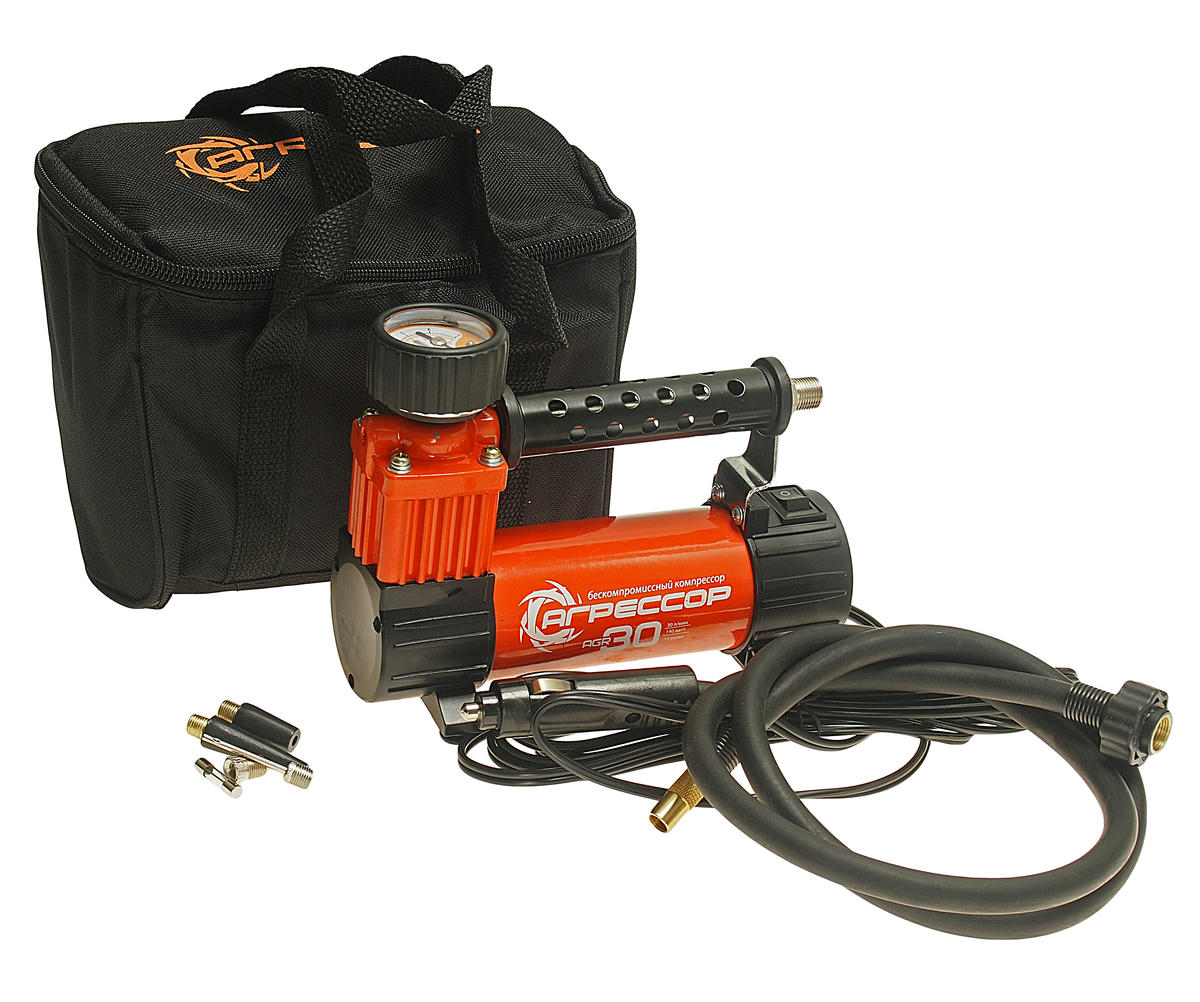 Компрессор автомобильный Агрессор 30л/мин AUTOPROFI preview 2
