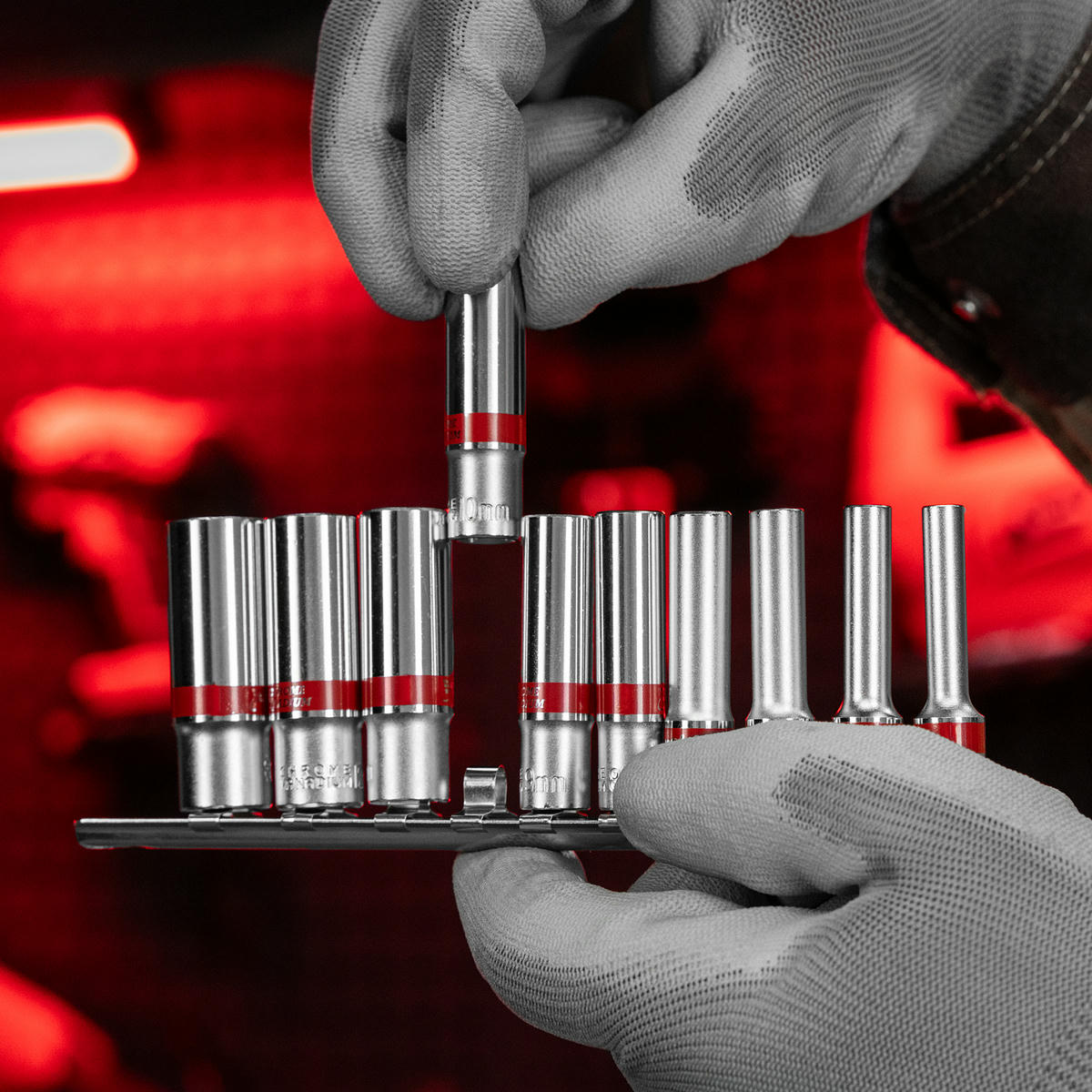 Набор головок торцевых 1/4,6-ти гр 10шт,4-13мм MATRIX preview 7