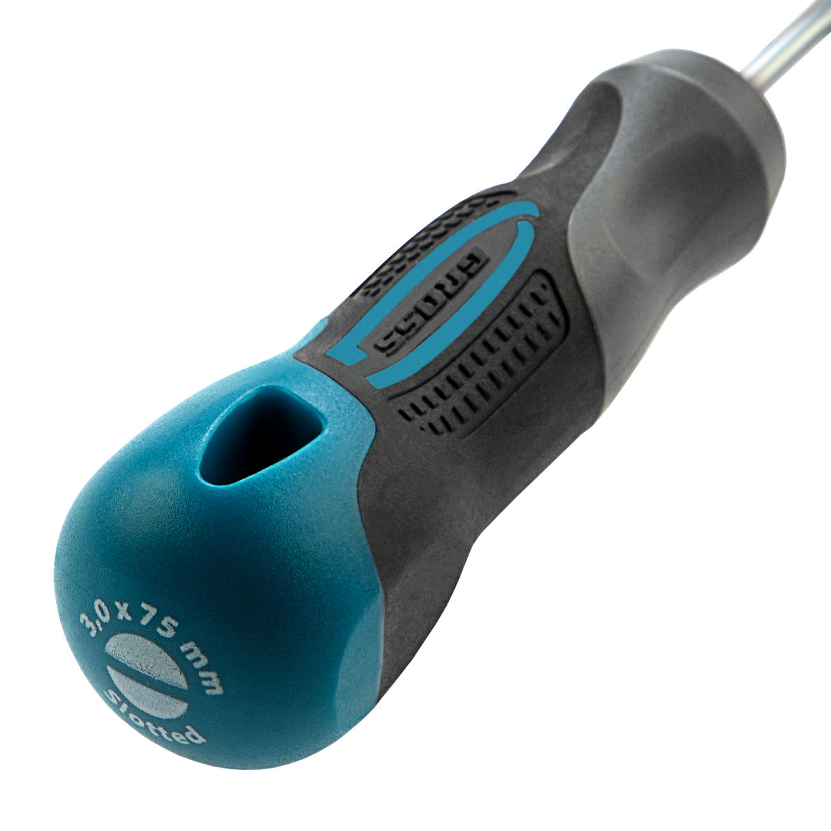 Отвертка SL3,0 x 75 мм, S2, трехкомпонентная рукоятка GROSS preview 2