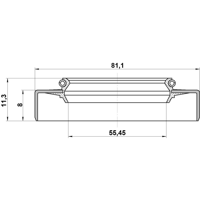 Сальник ступицы FEBEST 95GDY-57810811X preview 2
