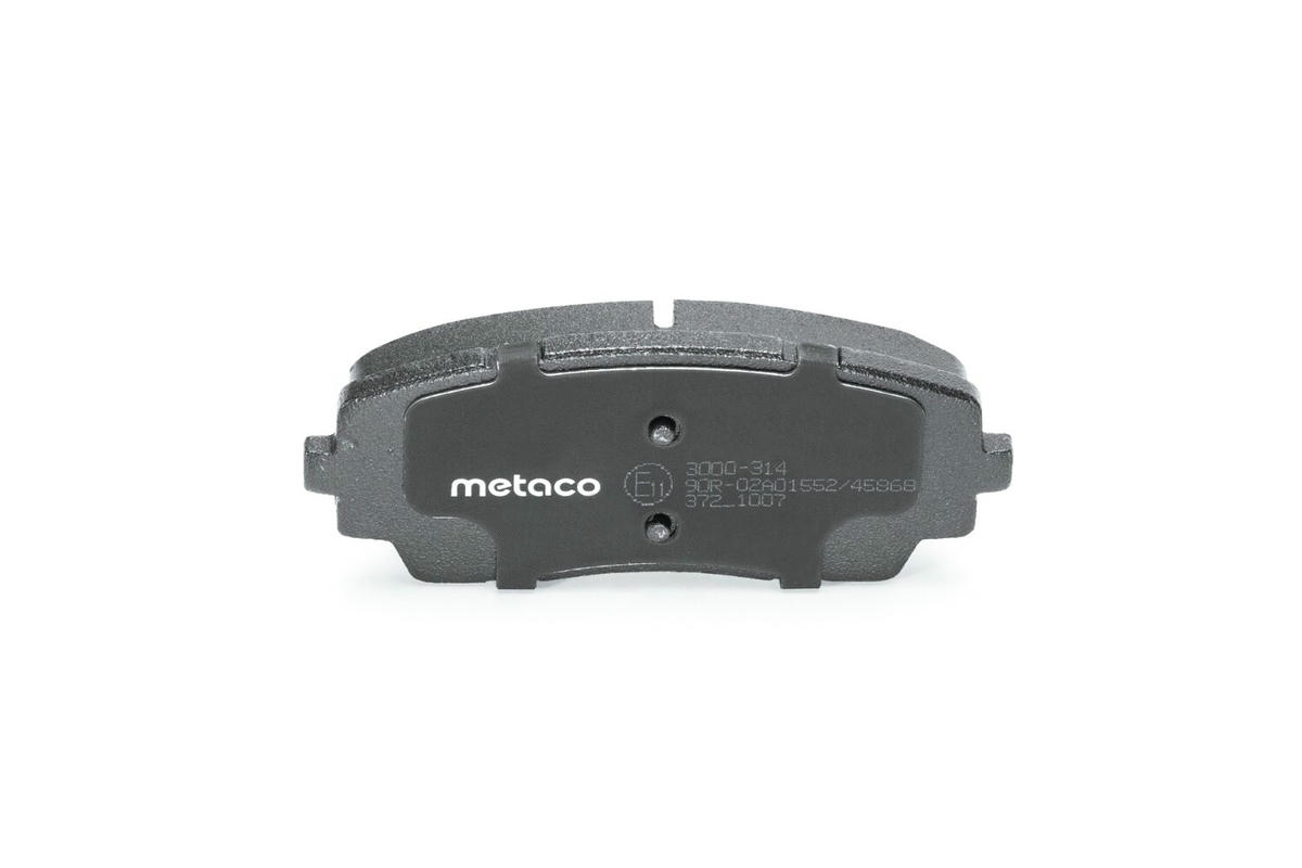 Колодки тормозные передние к-кт metaco 3000-314 preview 5