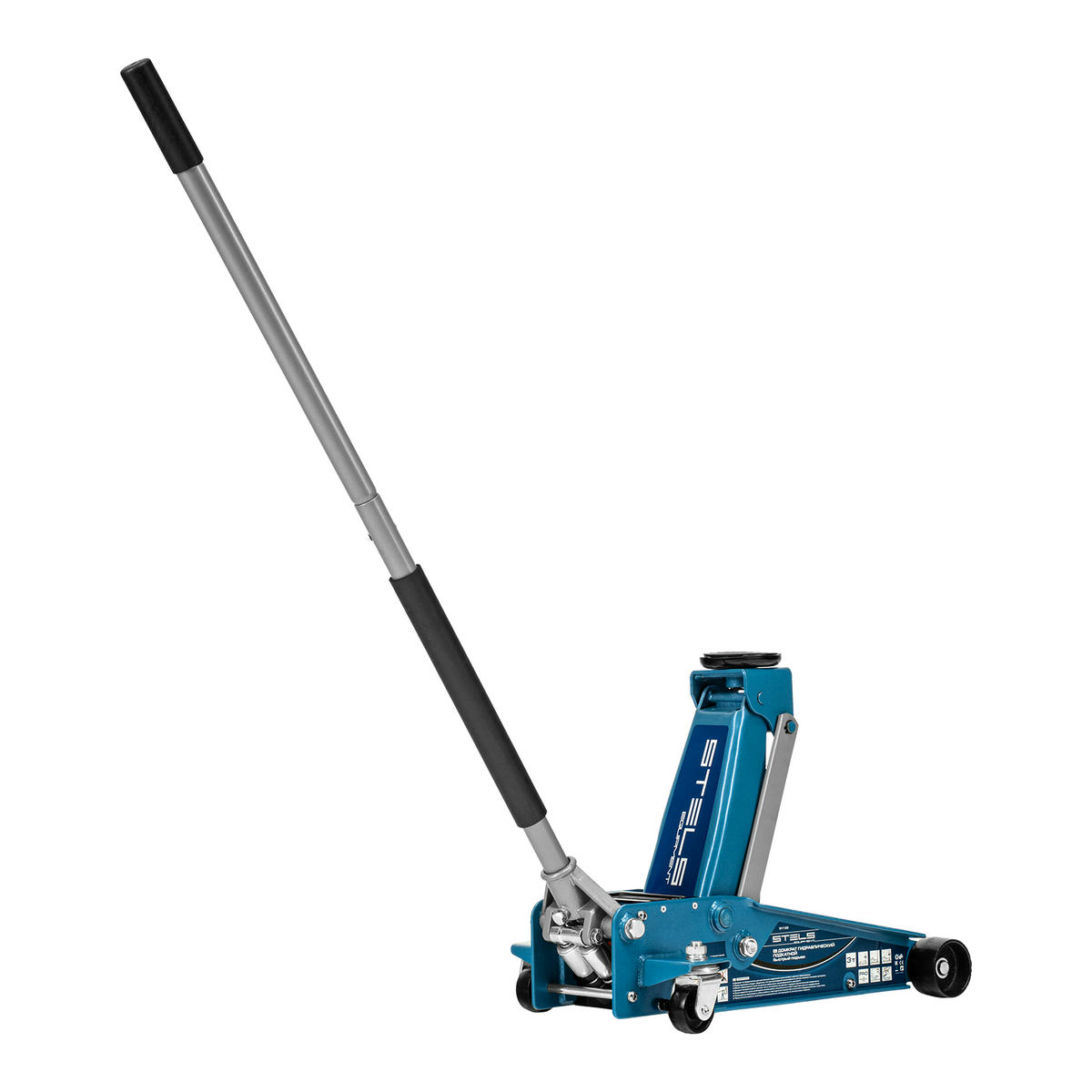Домкрат подкатной гидравлический 3т 135-465мм быстрый подъем QUICK LIFT проф STELS preview 30