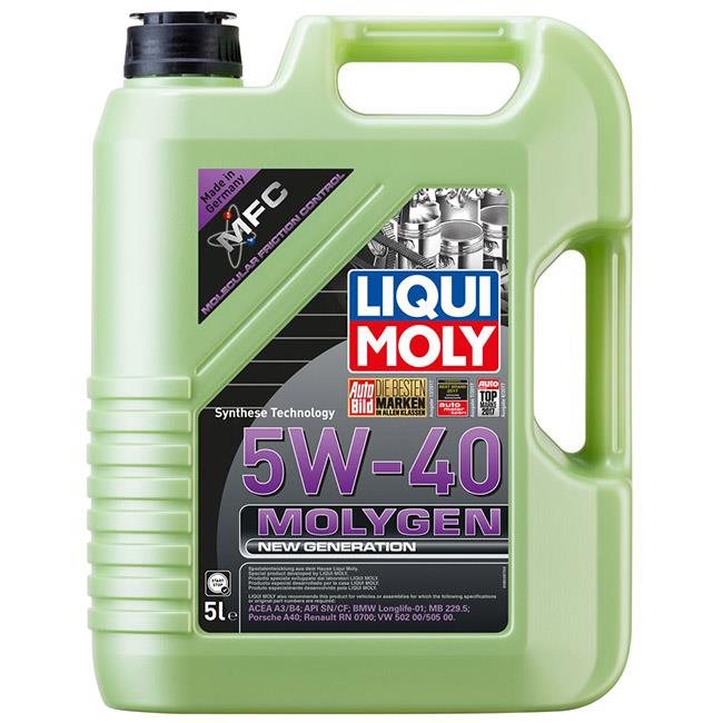 Масло моторное LIQUI MOLY Molygen New Generation HC 5w40 синт. 5л preview 2