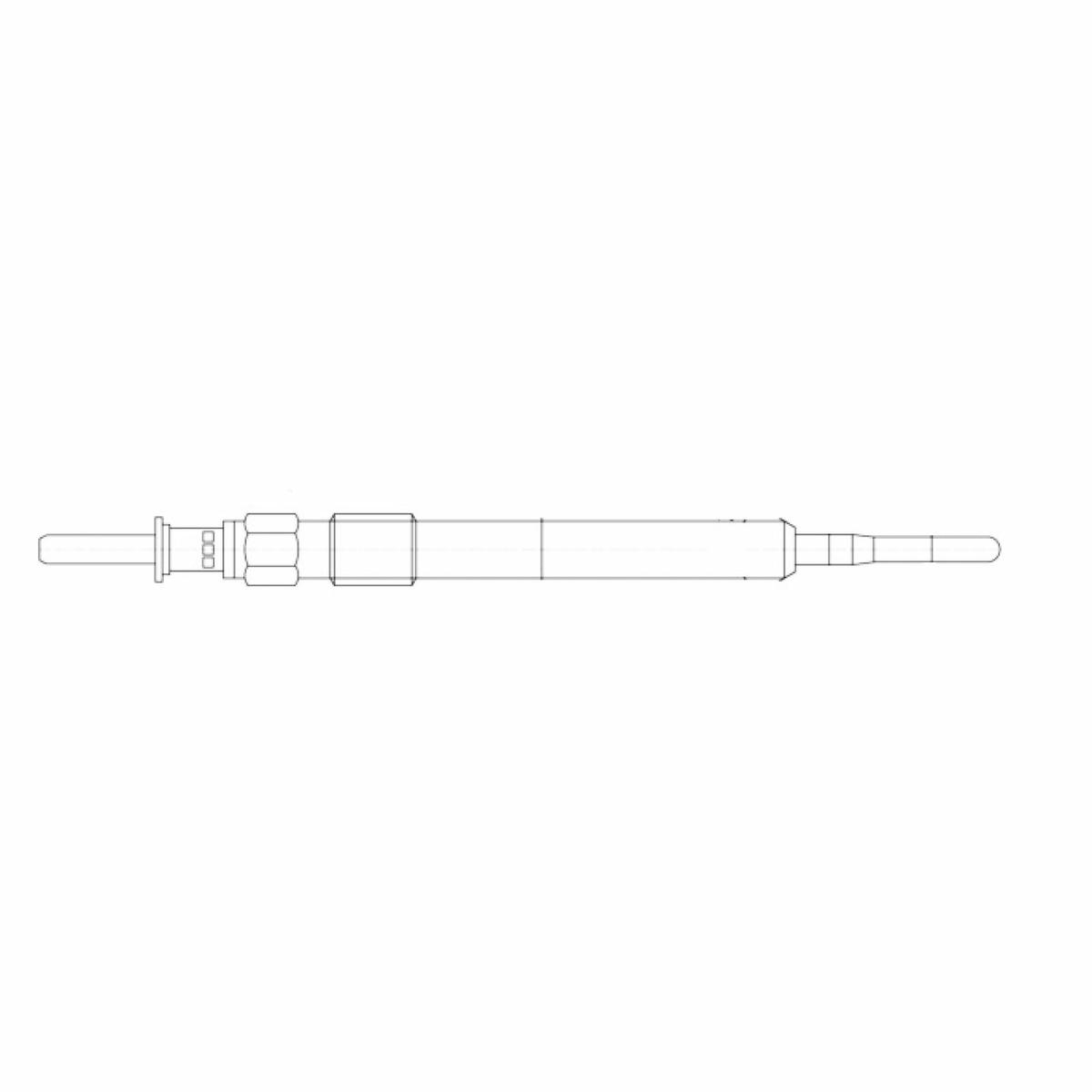 Свеча накаливания для а/м Mercedes-Benz C (W204) (06-)/E (W211) (02-) 2.2d под ключ 10 (GLSP 153) preview 2