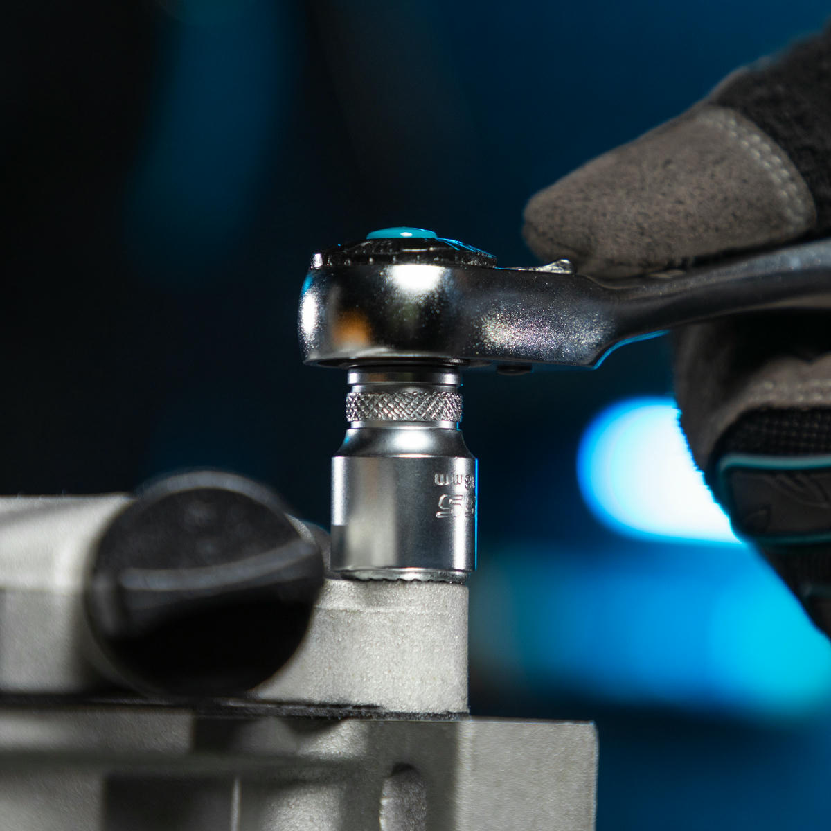 Набор торцевых головок ,трещетка 120 зубьев 12 предметов 1/4 // Gross preview 12