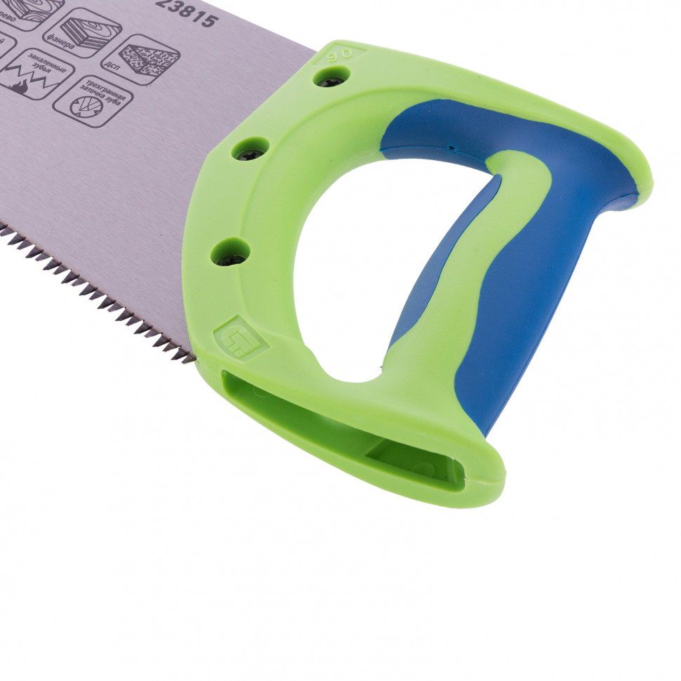 Ножовка по дереву "Зубец", 500 мм, 7-8 TPI, зуб 3D, каленый зуб, 2-х компонентная рукоятка// Сибртех preview 3