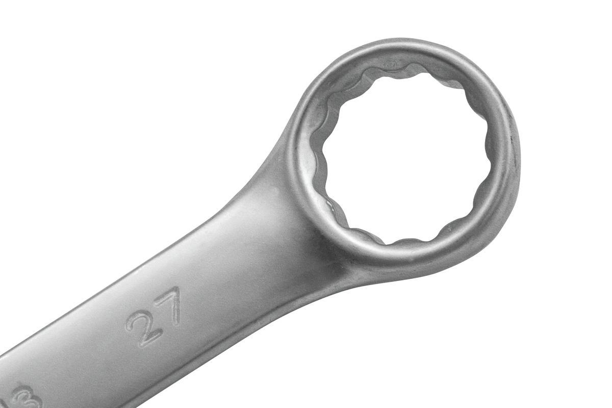 Ключ комбинированный 27 мм, CrV, матовый хром// MATRIX preview 3