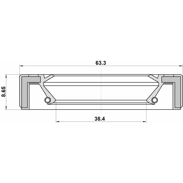 95GAS-40630909C_сальник привода! 40x63x9 Volvo S70/V50/XC90 2.0/2.4/2.5/3.0/2.5TDi 95> preview 2