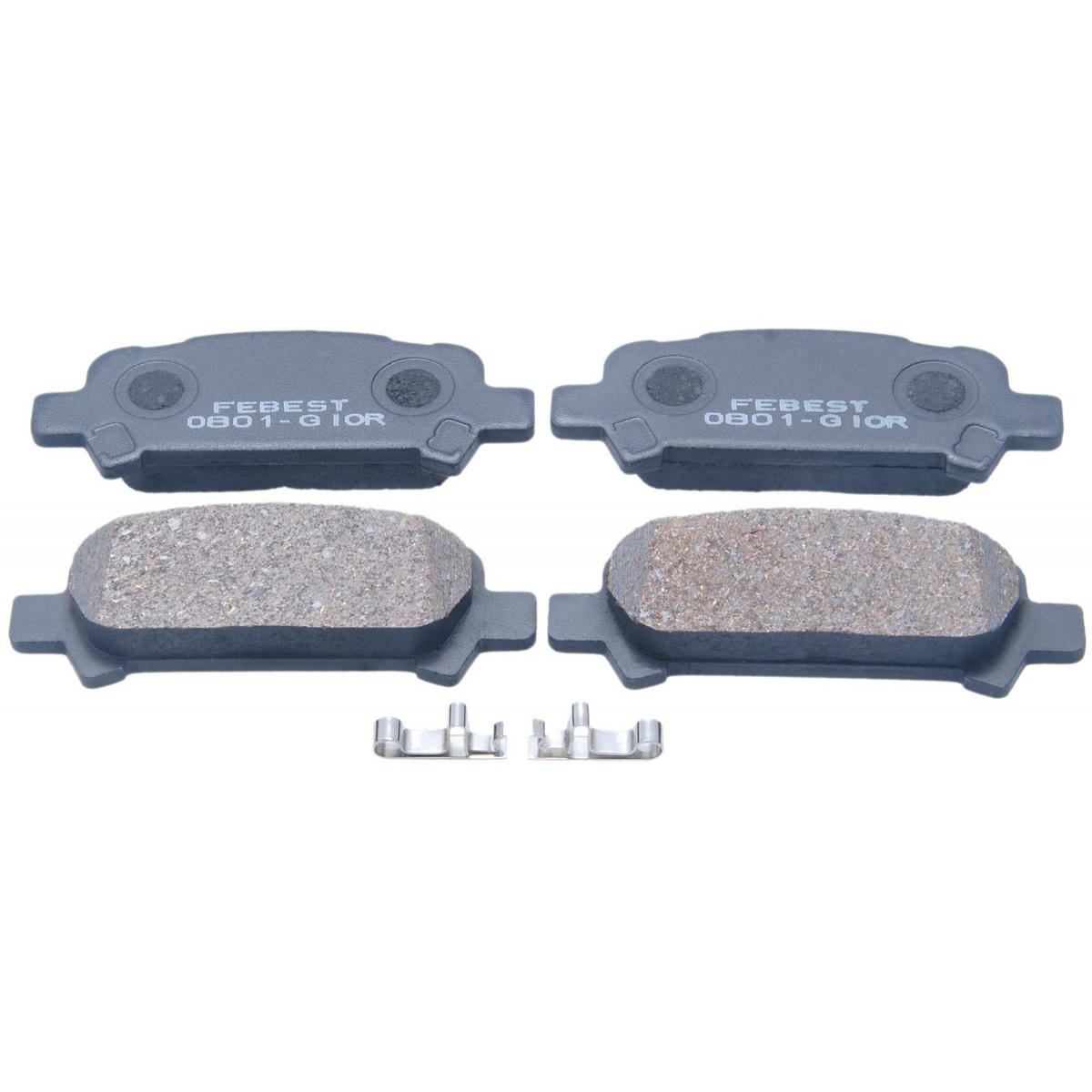 Колодки тормозные задние к-кт FEBEST 0801-G10R preview 1