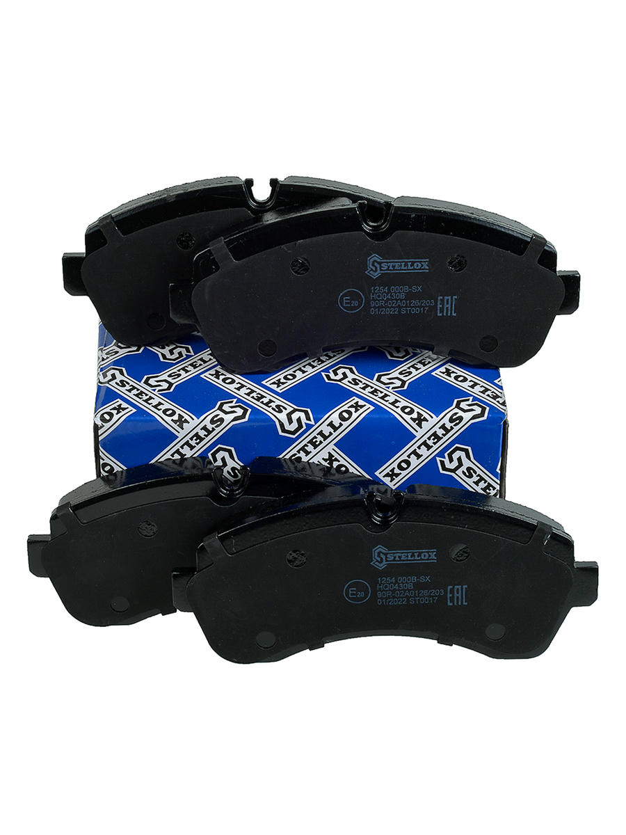 1254 000B-SX_колодки дисковые передние! MB Sprinter 509CDi-518CDi, VW Crafter 30-50 2.5TDi 06> preview 2