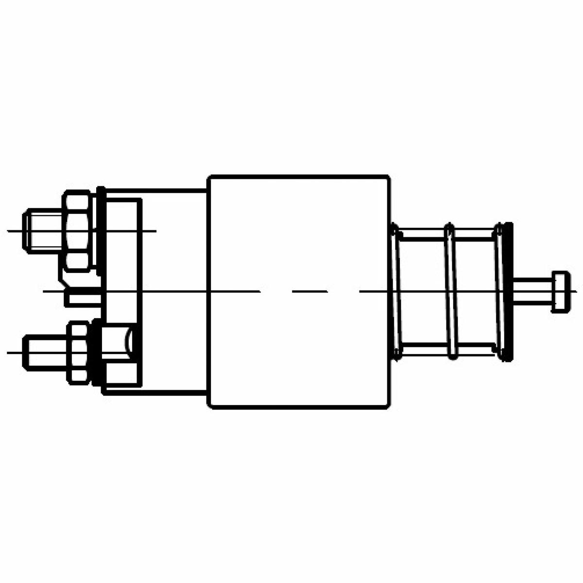 Реле втягивающее стартера для а/м Hyundai Getz (02-)/Kia Rio (05-) 1.4i AT(VSR 0809) preview 5