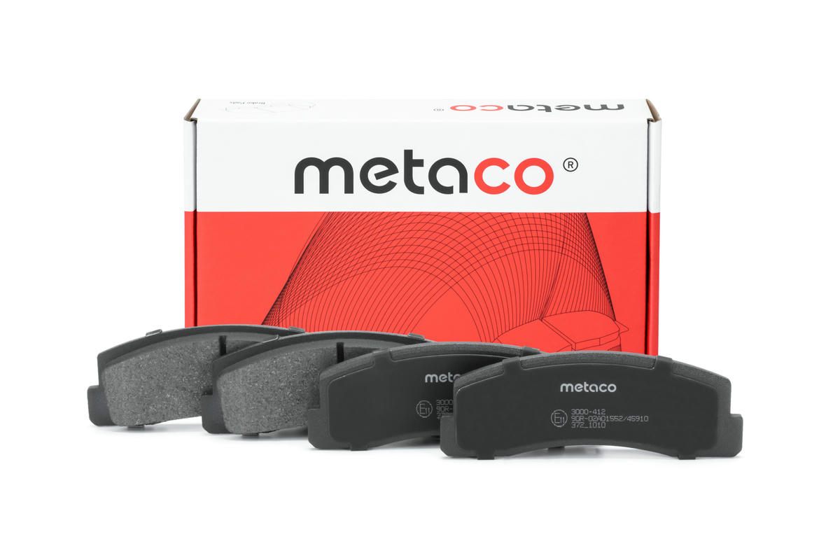 Колодки тормозные передние к-кт metaco 3000-412 preview 1 Колодки тормозные передние к-кт metaco 3000-412 preview 1