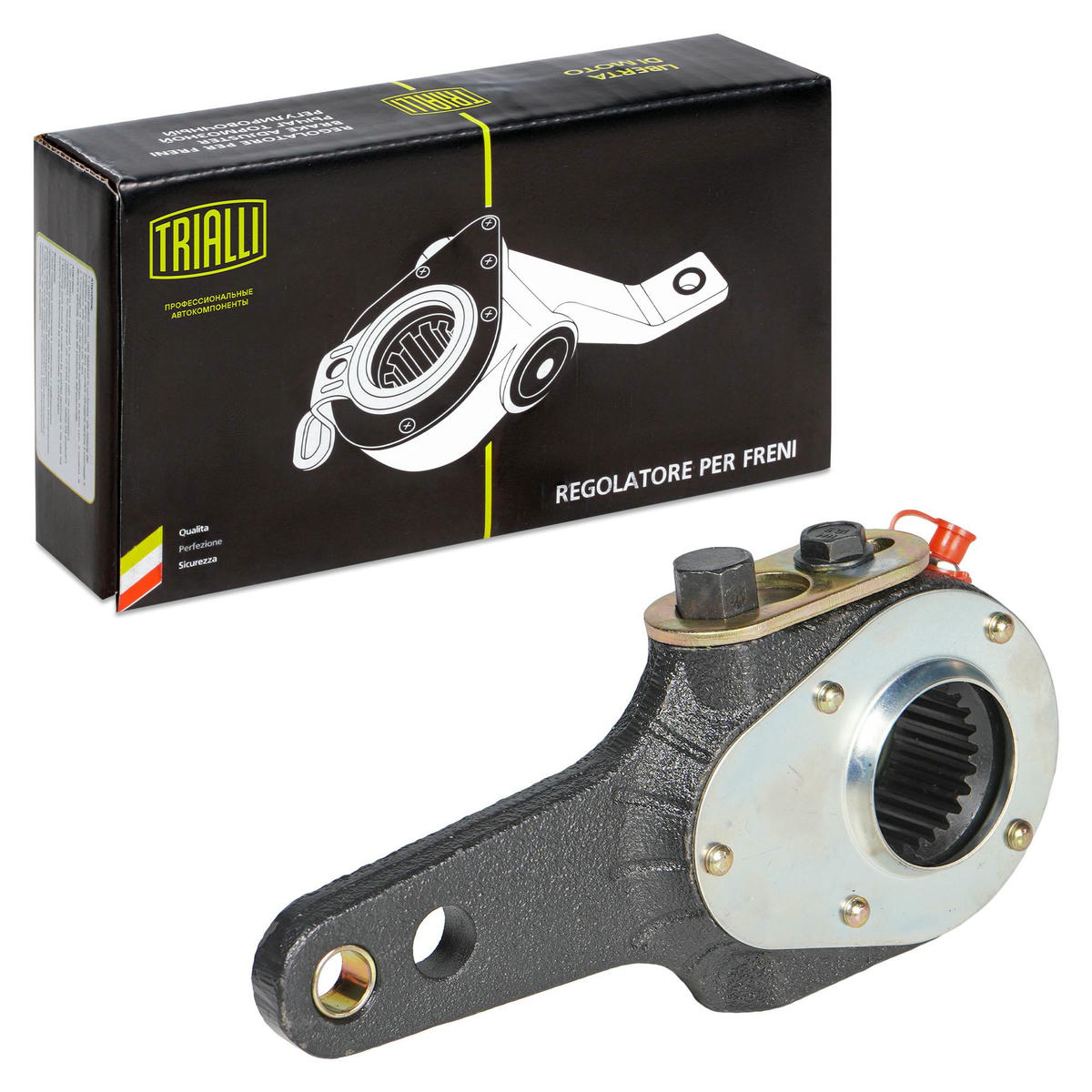 Рычаг торм. рег. мех. (трещотка) для а/м МАЗ перед. прям. (эволв. шлиц) (ZF 0721) preview 2