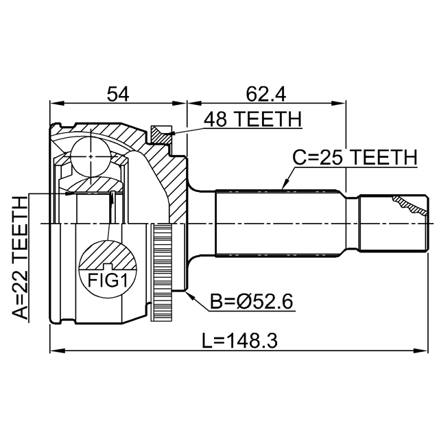 ШРУС KIA RIO 11-17 нар. preview 2