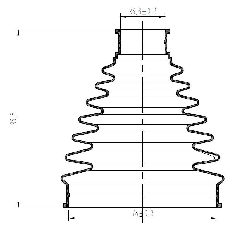 Пыльник ШРУСа TRIALLI FG 1905 preview 3