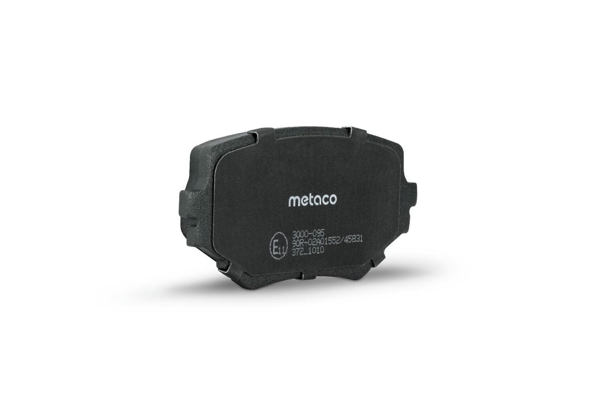Колодки тормозные передние к-кт metaco 3000-095 preview 2