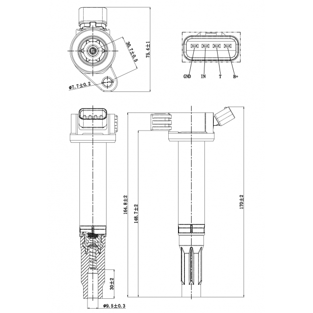 Катушка зажигания FEBEST 01640-007 preview 2