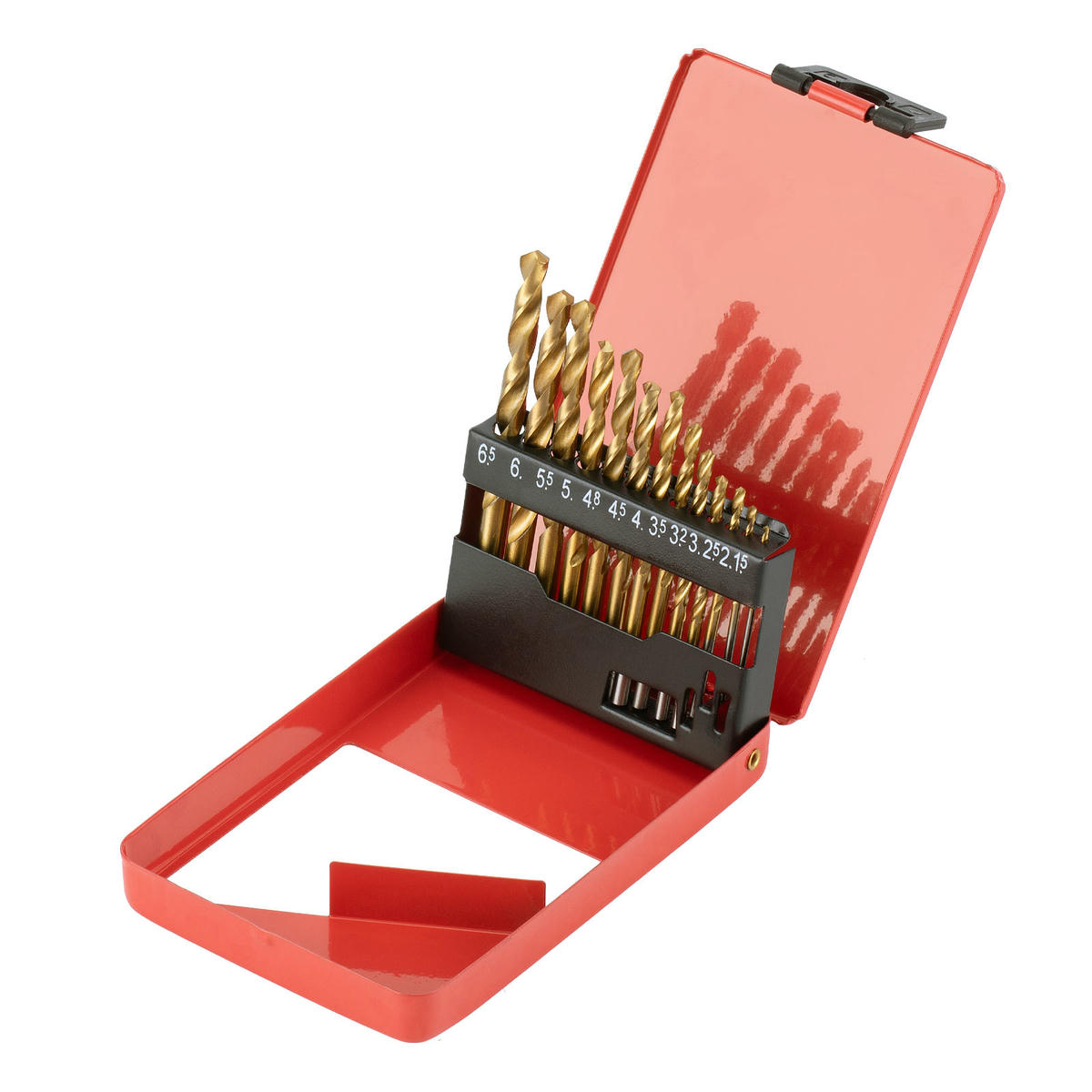 Набор сверл по металлу 1,5-6,5мм (через 0,5мм+3,2мм; 4,8мм)13шт. MATRIX preview 1