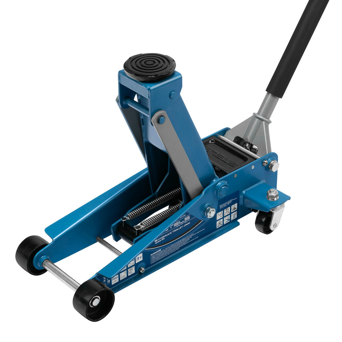 Домкрат подкатной гидравлический 3т 135-465мм быстрый подъем QUICK LIFT проф STELS preview 5