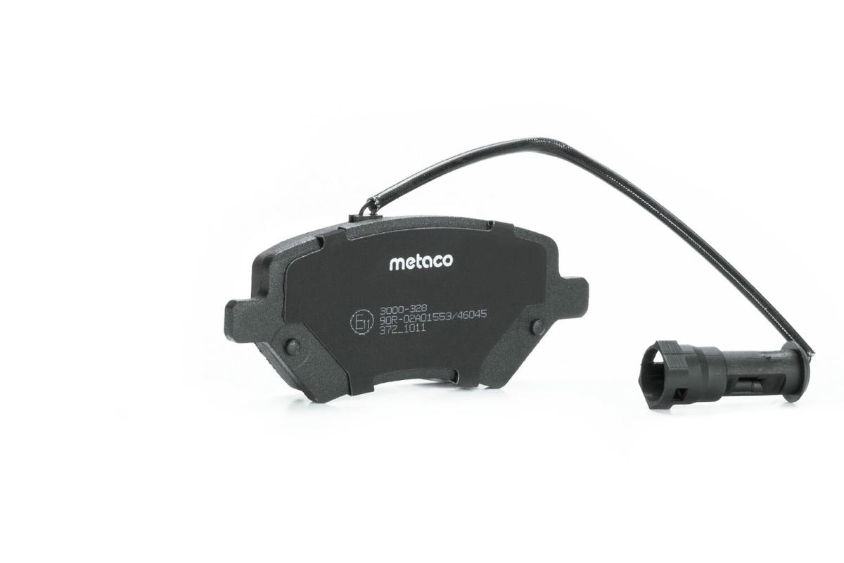 Колодки тормозные передние к-кт metaco 3000-328 preview 2