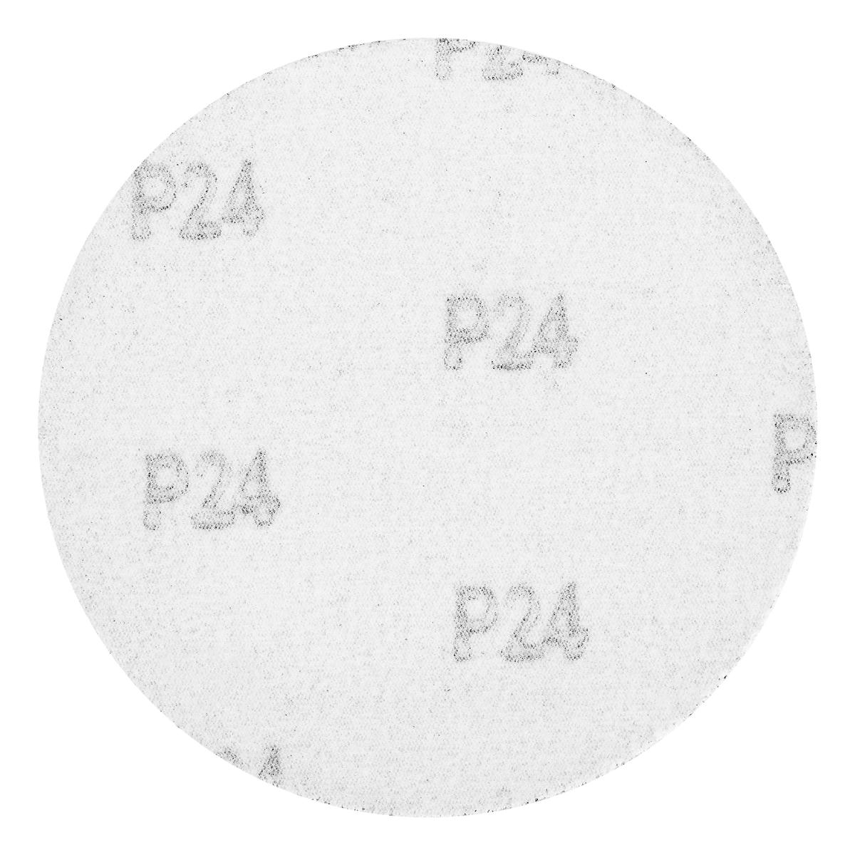 Круг абразивный на ворсовой подложке под "липучку", P 24, 125 мм, 10 шт.// MATRIX preview 3