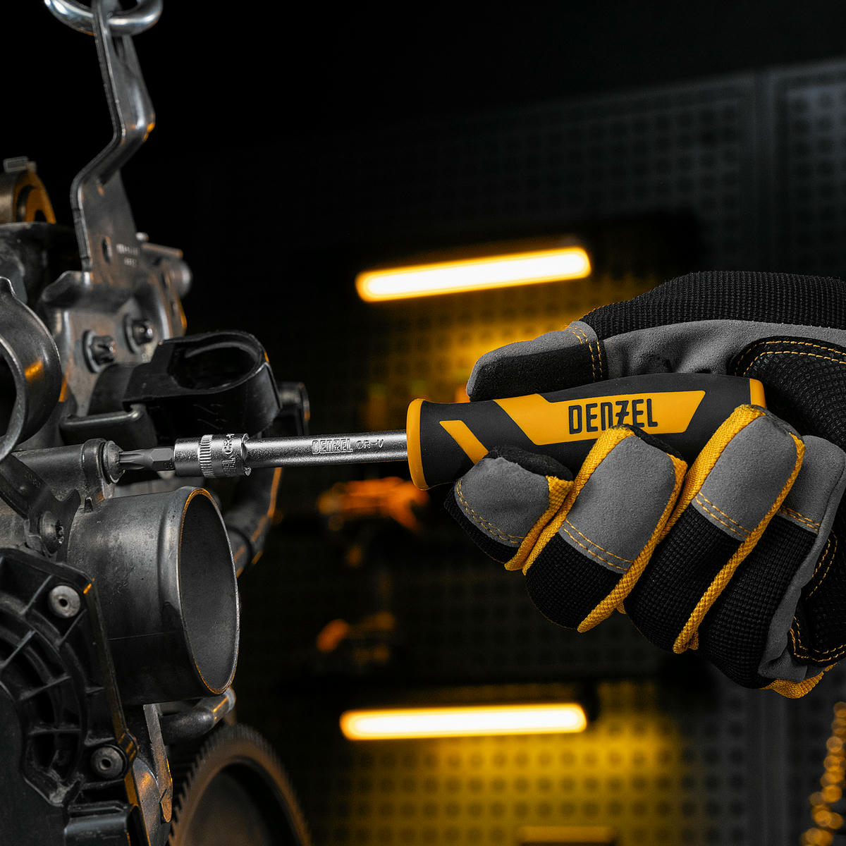 Набор инструмента 82 пред. 1/2", 1/4", CrV, S2 DENZEL preview 23