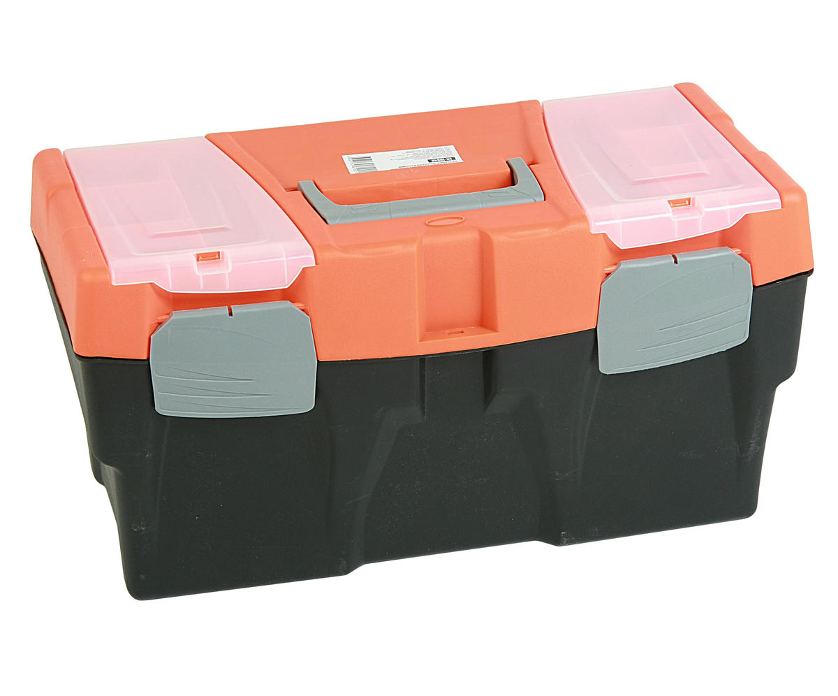 Ящик универсальный 500х250х260мм с лотком и 2 органайзерами на крышке ЭВРИКА preview 1