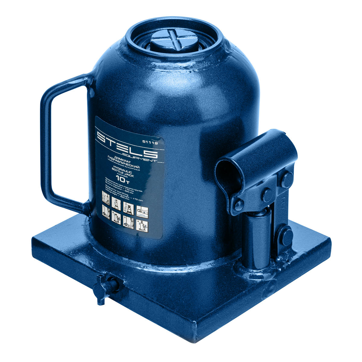 Домкрат бутылочный 10т гидравлический 170-430мм STELS preview 2