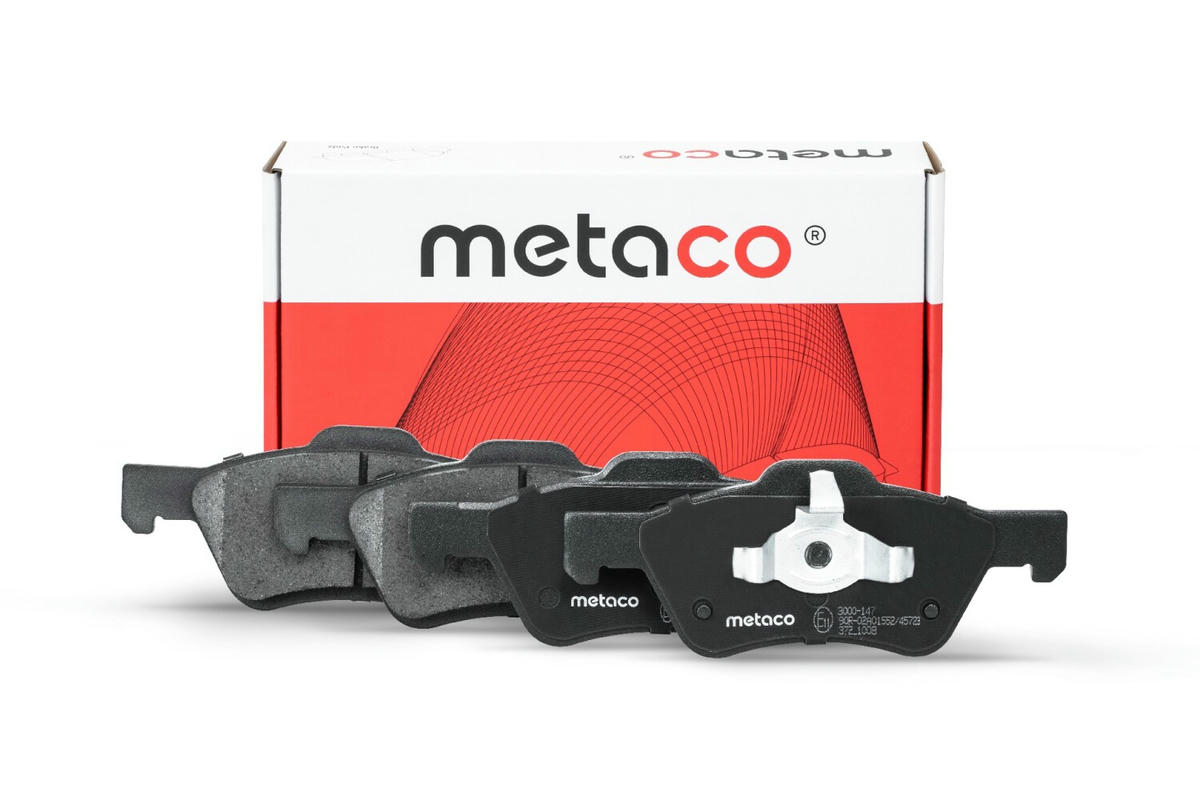 Колодки тормозные передние к-кт metaco 3000-147 preview 1